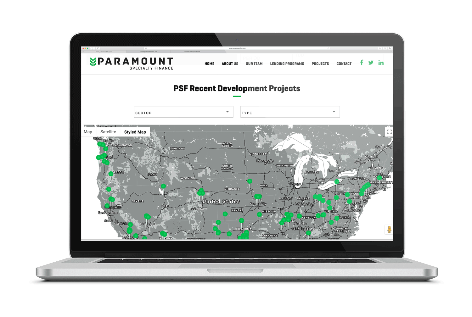 Paramount Specialty Finance (Map)